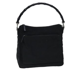 Gucci Bamboo Shoulder Bag Auth
